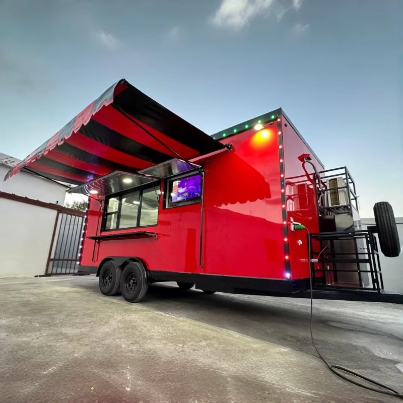 Equipment Of Coffee Shop - Custom Luxury Mobile Fast Food Selling