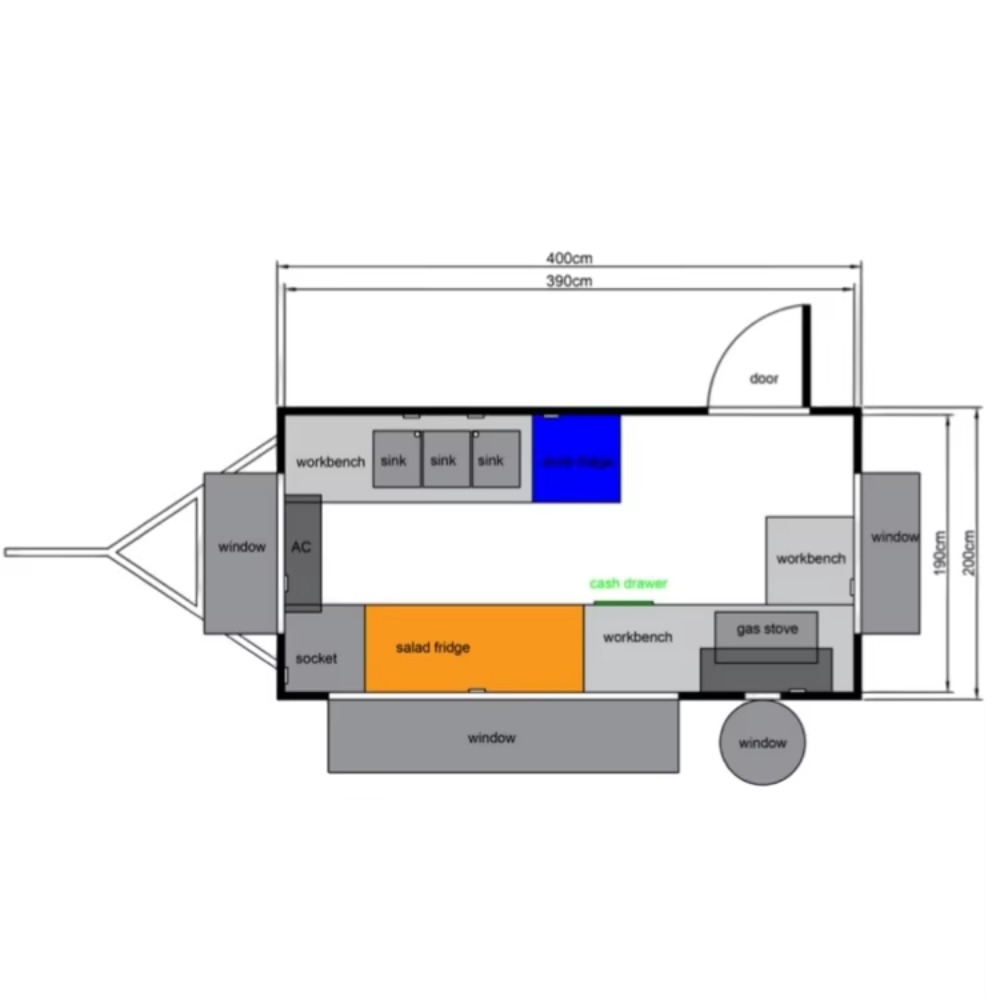 Concession Food Truck Trailer  - đánh giá và giá Coffee Equipment Stores