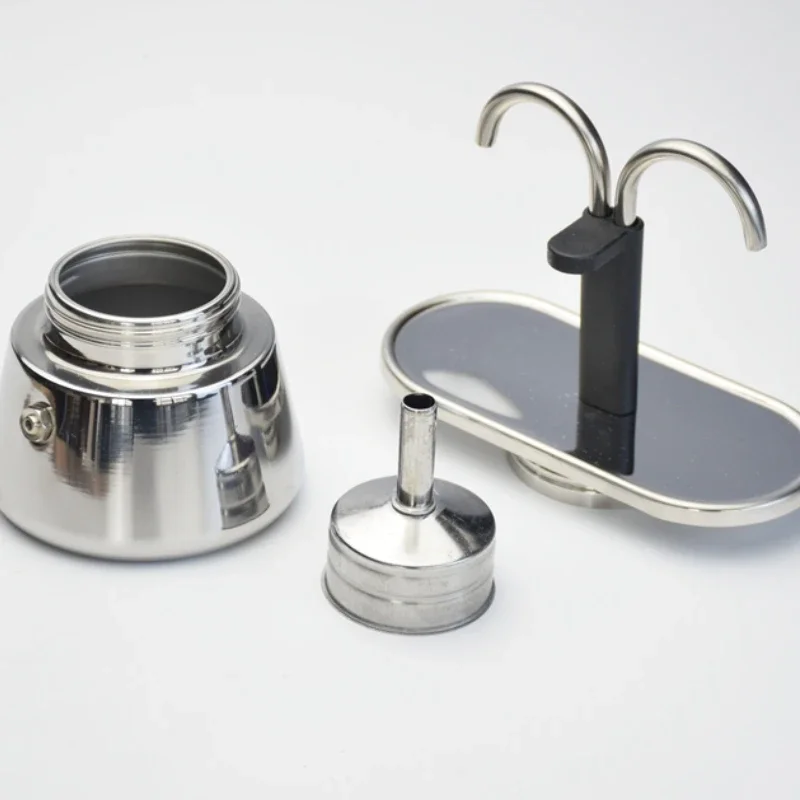 200ML Mini Moka Pot Double Tub - đánh giá và giá Coffee Equipment Espresso