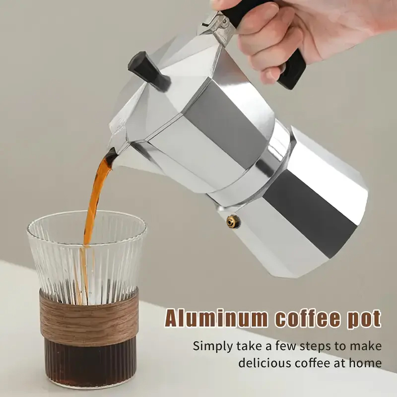 Classic Aluminum Moka Pot 50-3 - đánh giá và giá Coffee Equipment Brands