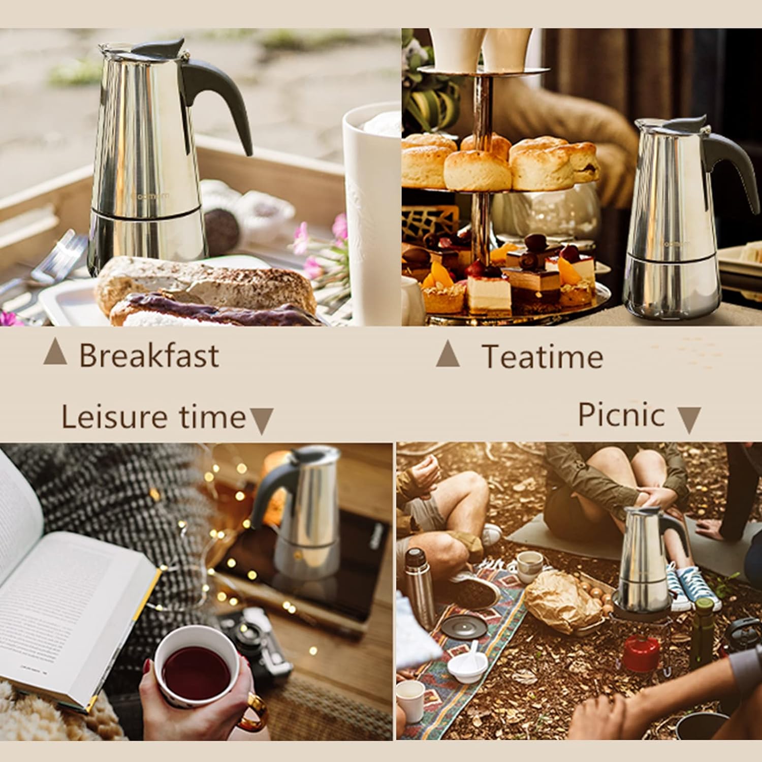 4/6/9 ly Moka nồi Caffe máy Es - đánh giá và giá Coffee Equipment Brands