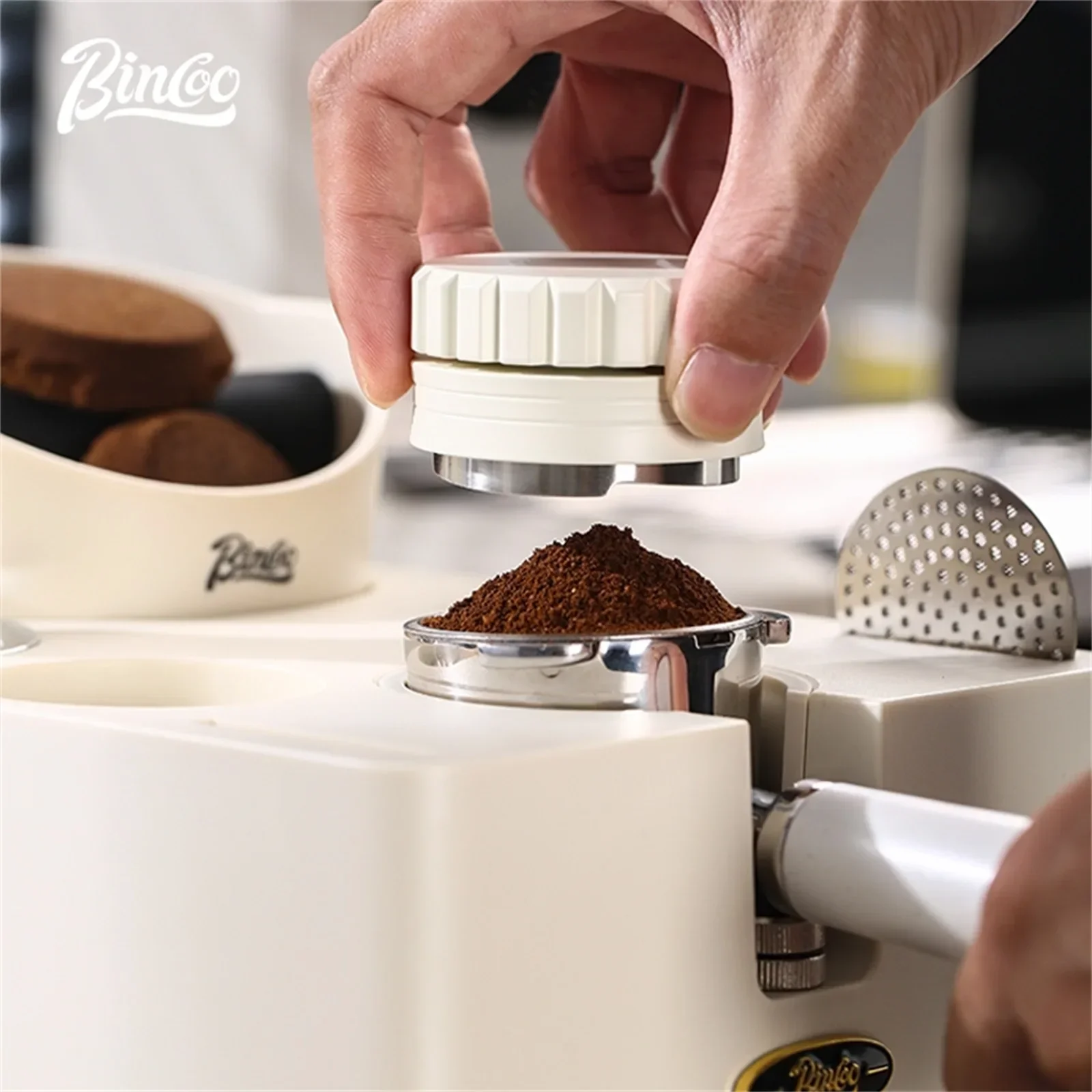 Bincoo Coffee powder press Ela - đánh giá và giá Coffee Equipment Brands