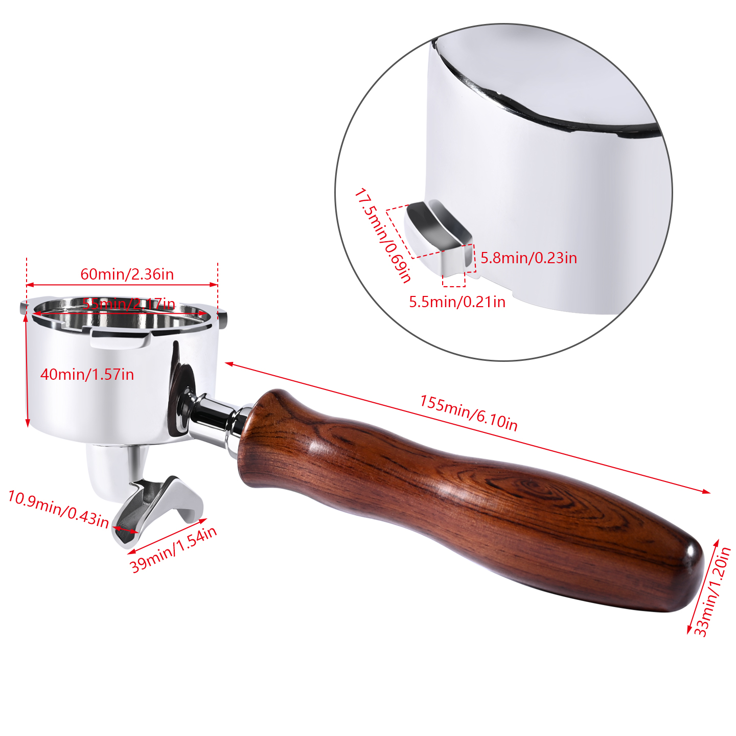 51mm Double Spout Coffee Porta - đánh giá và giá Coffee Equipment Brands