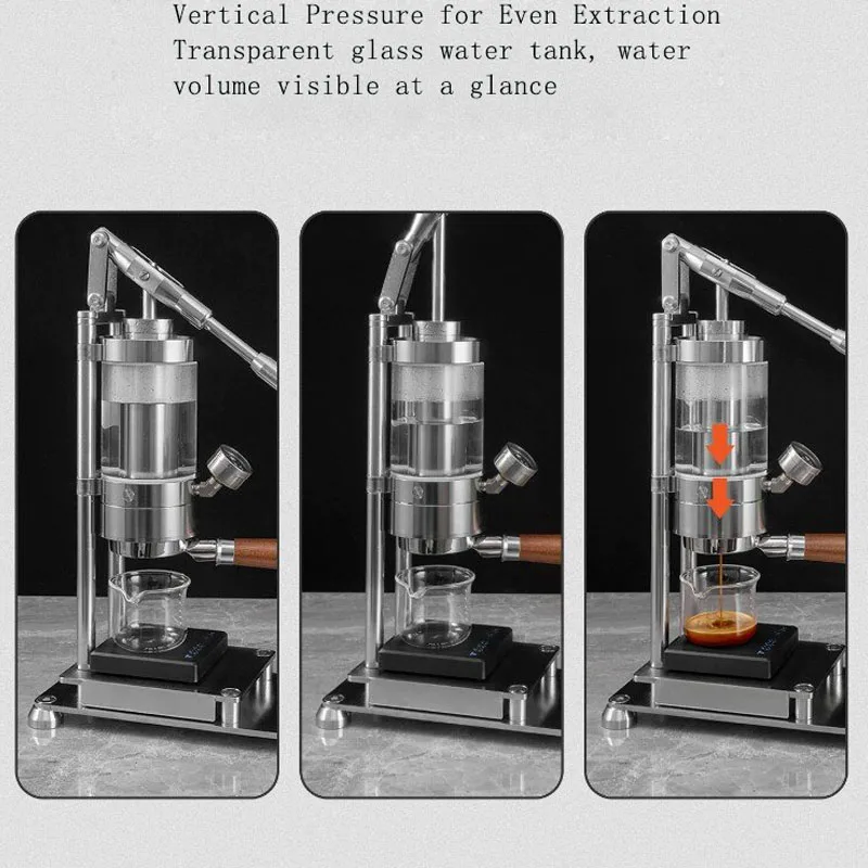 Manual Lever Espresso Machine  - đánh giá và giá Pressure Gauge Espresso