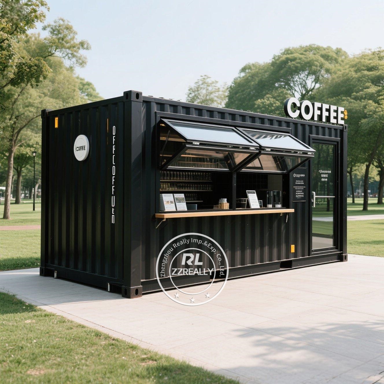 Container Coffee Shop With Ful - đánh giá và giá Coffee Equipment Stores